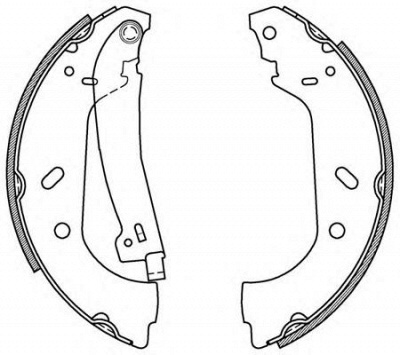 OPEN PARTS bsa215900 -  Комплект тормозных колодок